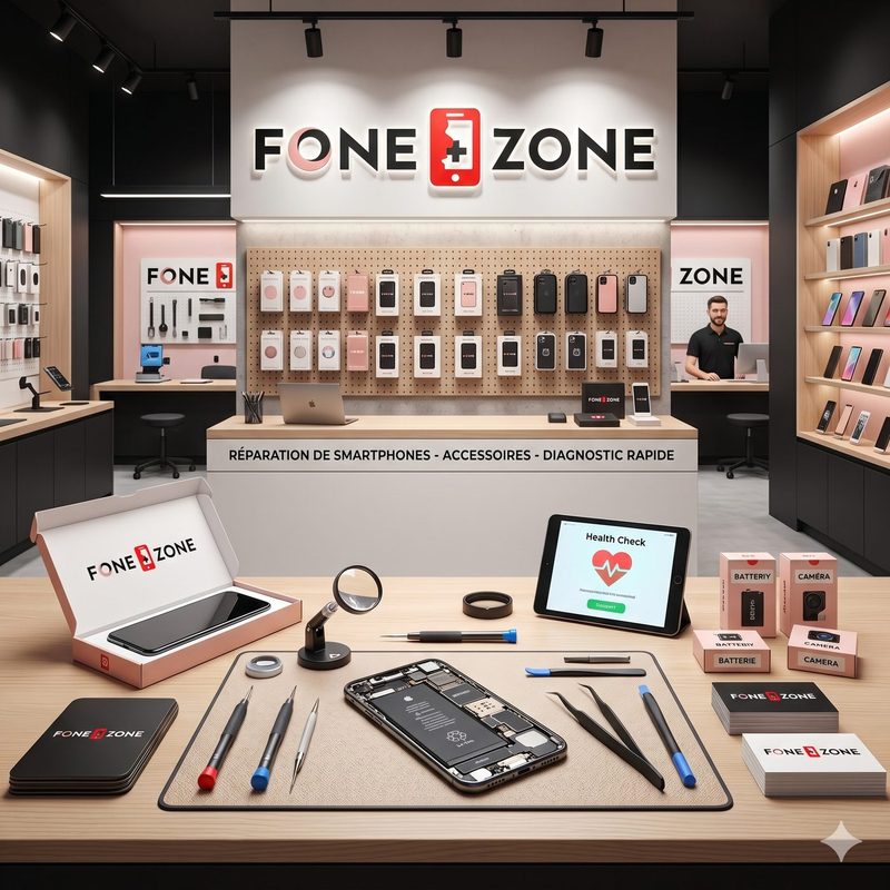 L'atelier Fone Zone à Cannes — vue stylisée